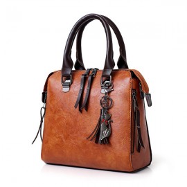 4 PCS Women Leather Handbags Vintage Multi-function Crossbody Bags