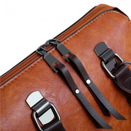 4 PCS Women Leather Handbags Vintage Multi-function Crossbody Bags