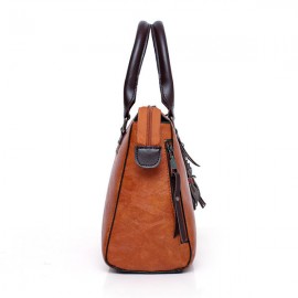 4 PCS Women Leather Handbags Vintage Multi-function Crossbody Bags
