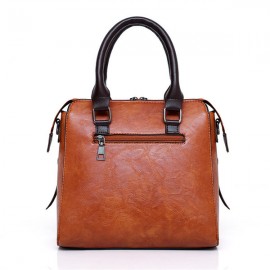 4 PCS Women Leather Handbags Vintage Multi-function Crossbody Bags