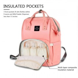 Baby Diaper Nappy Backpack Large Capacity Waterproof Nappy Changing Bag Baby Care Mother Organizer