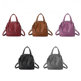Brenice Multifunction Soft Handbags Vintage Bohemia Shoulder Bags Backpack