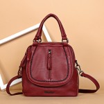 Brenice Multifunction Soft Handbags Vintage Bohemia Shoulder Bags Backpack