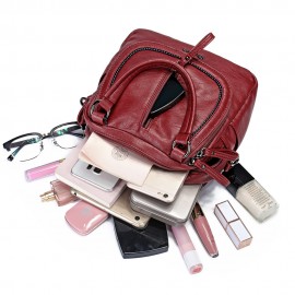 Brenice Multifunction Soft Handbags Vintage Bohemia Shoulder Bags Backpack
