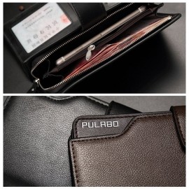 Business Pu Clutch Bag 21 Card Holders Coin Bag Phone Bag For Men