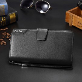 Business Pu Clutch Bag 21 Card Holders Coin Bag Phone Bag For Men