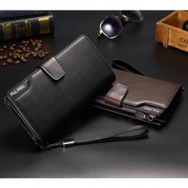 Business Pu Clutch Bag 21 Card Holders Coin Bag Phone Bag For Men