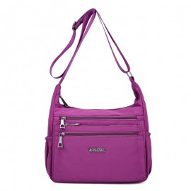 CHIBAO Nylon Light Shoulder Bags Multi Pockets Waterproof Crossbody Bags