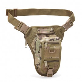 Camouflage Outdoor Pockets Tactical Legbag Waterproof Riding Function Bag