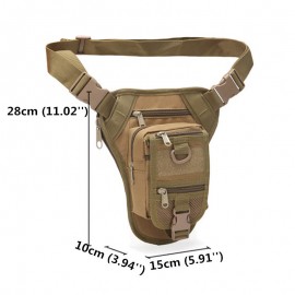 Camouflage Outdoor Pockets Tactical Legbag Waterproof Riding Function Bag
