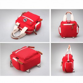 Canvas Multifunctional Casual Mommy Bag Handbag Shoulder Bag Crossbody Bag Backpack