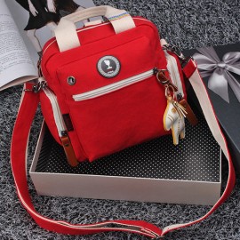 Canvas Multifunctional Casual Mommy Bag Handbag Shoulder Bag Crossbody Bag Backpack