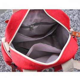 Canvas Multifunctional Casual Mommy Bag Handbag Shoulder Bag Crossbody Bag Backpack
