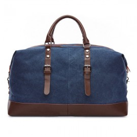 Canvas With Leather Casual Travel Clutch Bag Crossbody Bag For Men