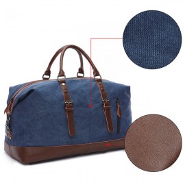 Canvas With Leather Casual Travel Clutch Bag Crossbody Bag For Men