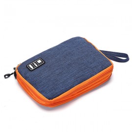 Casual Multifunctional Canvas Multi-pocket Ipad Store Bag Phone Bag Storage Bag