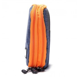 Casual Multifunctional Canvas Multi-pocket Ipad Store Bag Phone Bag Storage Bag