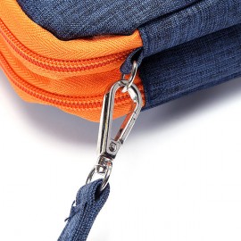 Casual Multifunctional Canvas Multi-pocket Ipad Store Bag Phone Bag Storage Bag