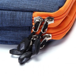 Casual Multifunctional Canvas Multi-pocket Ipad Store Bag Phone Bag Storage Bag