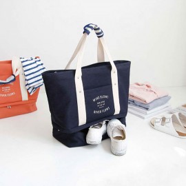 Casual Multifunctional Double-deck Large Capacity Outdoor Travel Wash Bag Shoulder Bag Storage Bag