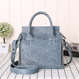 DREAME Women Solid Cosmetic Handbag Capacity Bag Multifunction Crossbody Bag