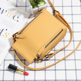 DREAME Women Solid Phone Bag 6 Card Holder Crossbody Bag