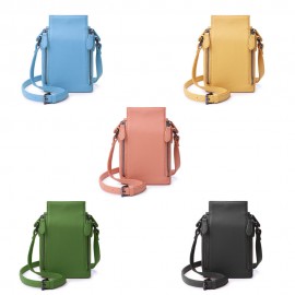 DREAME Women Solid Phone Bag 6 Card Holder Crossbody Bag