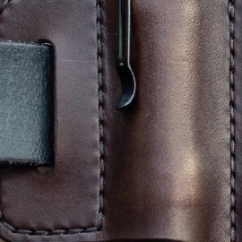 EDC Genuine Leather Multitool Flashlight Organizer Gear Sheath Waist Belt Bag