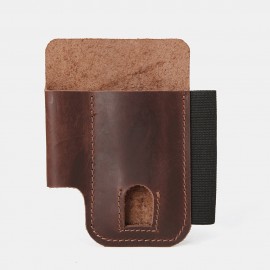 EDC Genuine Leather Multitool Flashlight Pen Organizer Gear Sheath Waist Belt Bag