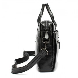 Genuine Leather Business Casual Briefcase Single-shoulder Bag Handbag For Men