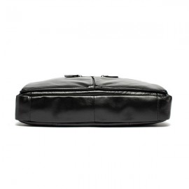 Genuine Leather Business Casual Briefcase Single-shoulder Bag Handbag For Men
