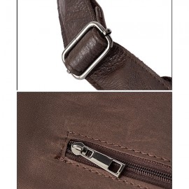 Genuine Leather Business Laptop Bag Briefcase Crossbody Bag