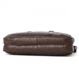 Genuine Leather Business Laptop Bag Briefcase Crossbody Bag
