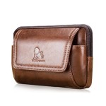 Genuine Leather Vintage 6 Inch Phone Bag Waist Bag Crossbody Bag For Men