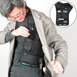 Hidden Oxter Crossbody Bag Multi-function Burglarproof Storage Bag