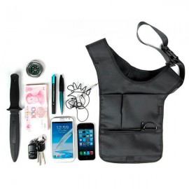 Hidden Oxter Crossbody Bag Multi-function Burglarproof Storage Bag