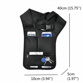 Hidden Oxter Crossbody Bag Multi-function Burglarproof Storage Bag