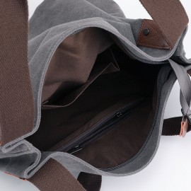 KVKY Canvas Tote Handbags Simple Shoulder Bags Summer Shopping Bags