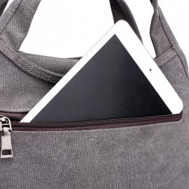 KVKY Front Pockets Handbags Vintage Shoulder Bags Simple Shopping Bags