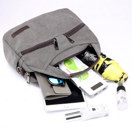 KVKY Front Pockets Handbags Vintage Shoulder Bags Simple Shopping Bags