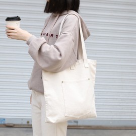 Leisure Shopping Bag Large Capacity Canvas Shoulder Bag
