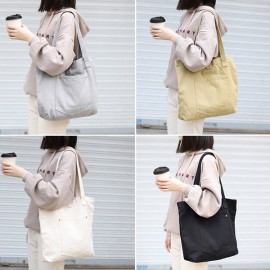Leisure Shopping Bag Large Capacity Canvas Shoulder Bag
