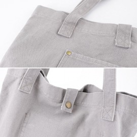 Leisure Shopping Bag Large Capacity Canvas Shoulder Bag