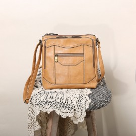 Mandy Women Multifunction Bag Solid Casual Crossbody Bag