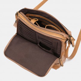 Mandy Women Multifunction Bag Solid Casual Crossbody Bag