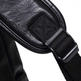 Men 15.6 Inch Large Capacity Leather Laptop Bag Backpack
