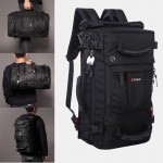 Men 40L Multifunctional Multi-Carry Large Capacity Travel Outdoor Backpack Laptop Bag Crossbody Bag
