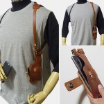 Men 6.3 Inch Phone Holder Anti-theft PU Waist Belt Bag Shoulder Bag