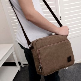 Men Canvas Multifunction Messenger Bag Shoulder Bag Handbag