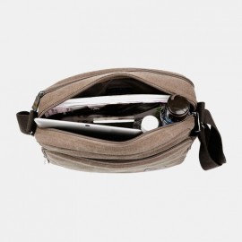 Men Canvas Multifunction Messenger Bag Shoulder Bag Handbag